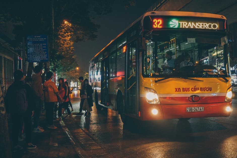 Passengers resting in a Vietnam sleeper bus overnight