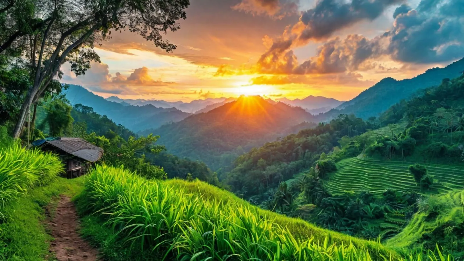 Mountain route north of Da Nang toward the Lao Bao border