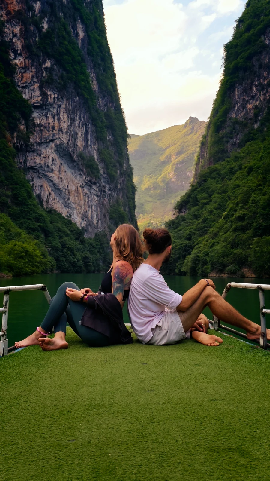 Nho Que river canyon in Ha Giang province near China border e-visa checkpoint