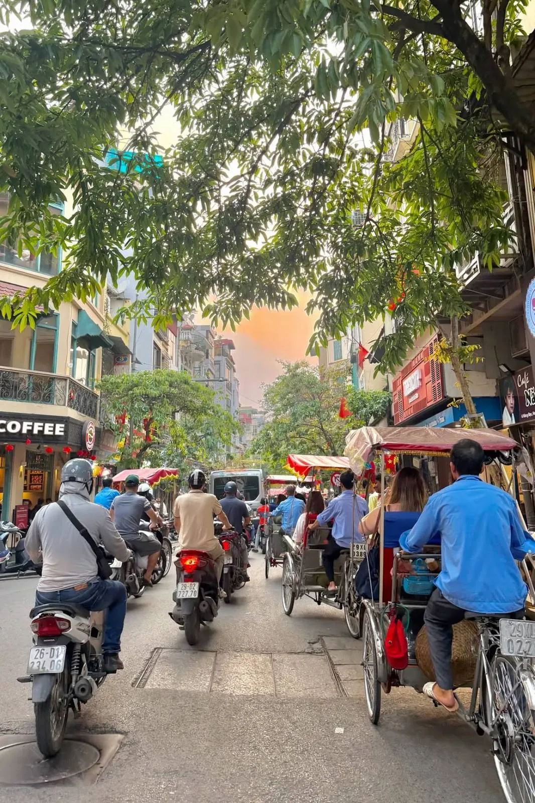 Hanoi old quarter street