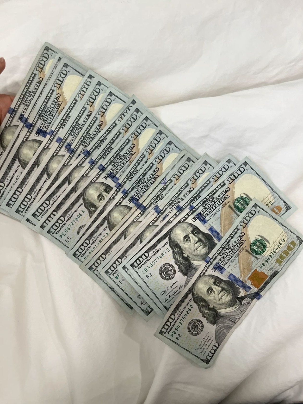 Small US dollar bills for visa fee