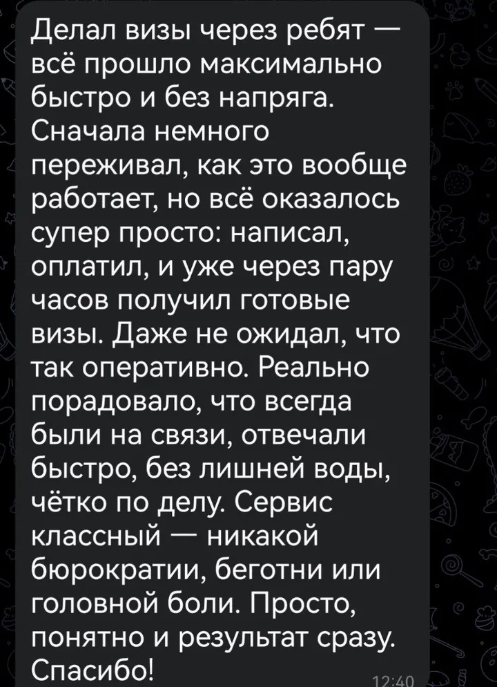 Telegram review screenshot from Me VN, 2025-05-31 — Best Bus visa run / e-visa client feedback