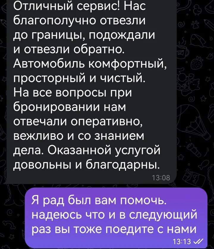 Telegram review screenshot from Me VN, 2025-06-21 — Best Bus visa run / e-visa client feedback